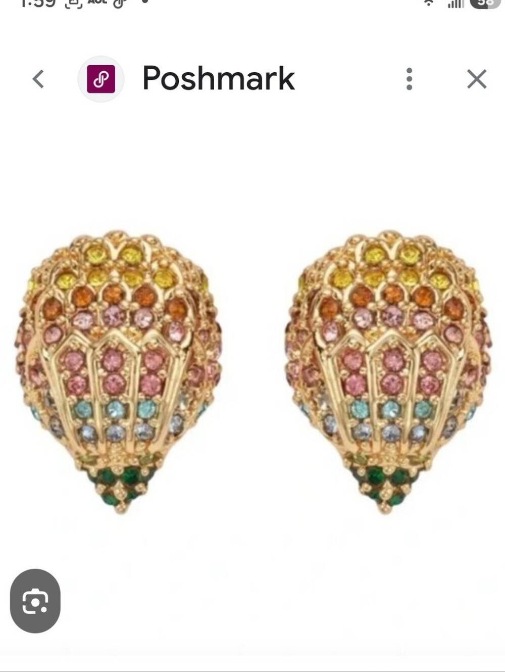 Kurt Geiger Rainbow Eagle Head Earrings Nwb $68 Retail